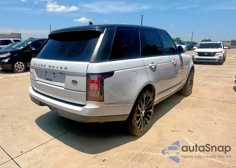 2016 Land Rover Range Rover Supercharged from USA, damaged, VIN SALGS2EF4GA317214